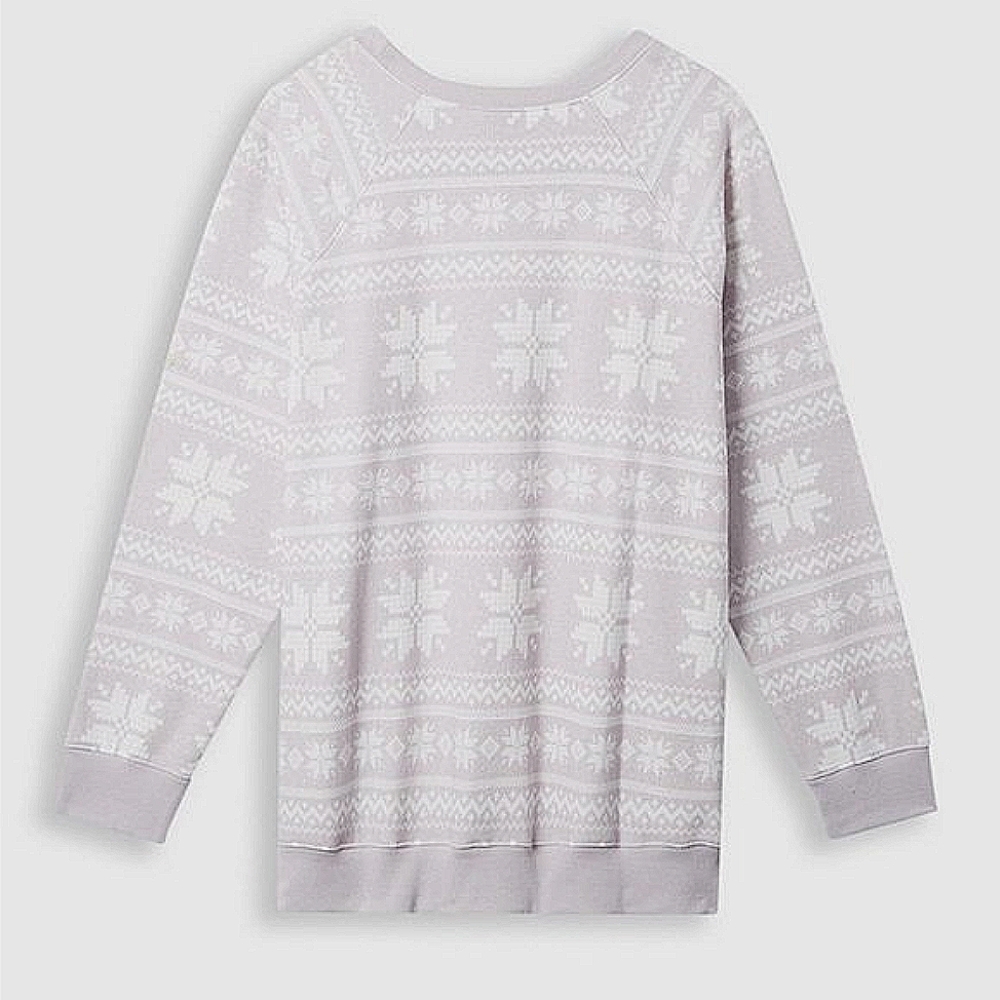 ❤️NWT TORRID SWEATSHIRT - CHRISTMAS HOLIDAY HOLLA DAYS SUPER SOFT PLUSH - Picture 2 of 10